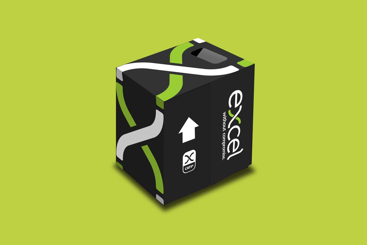 Excel branded cable packaging