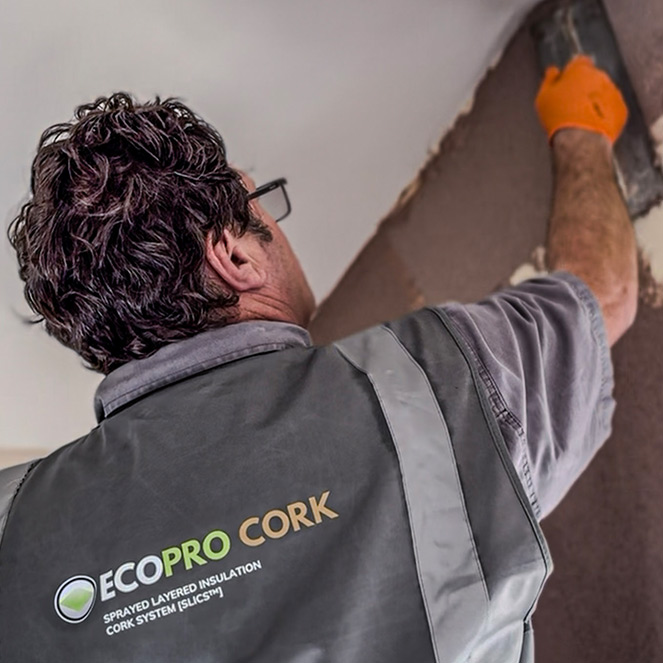 Ecopro Cork, Cork plaster, Inner walls
